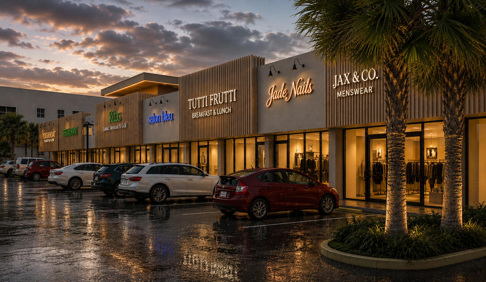 Collins Plaza Retail Center — view 2